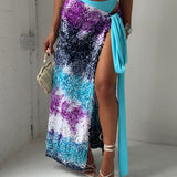 Capri Sequin Maxi Skirt