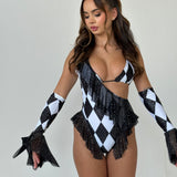 Circus Frill Bodysuit Set (Optional Matching Sleeves)