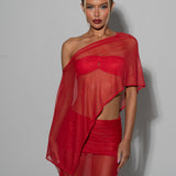 Devil Wears Luana Mesh Maxi Skirt - Ready To Ship
