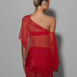 Devil Wears Luana Poncho - Ready To Ship