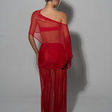 Devil Wears Luana Mesh Maxi Skirt - Ready To Ship