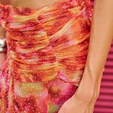 Hibiscus Mesh Maxi Skirt - Ready To Ship