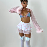 Bo Peep Fluffy Shrug Top