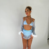 Cinderella Extra Fluffy Shrug Top