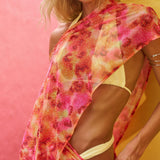 Hibiscus Poncho - Ready To Ship