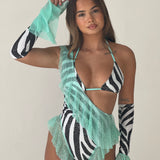 Zebra Twinkle Frill Bodysuit Set (Other Colour Options Available)