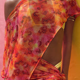Hibiscus Poncho - Ready To Ship