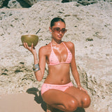 Guava Triangle Top - Ready To Ship