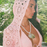 Bubblegum Crochet Hooded Cardigan [Dispatching 23rd June]