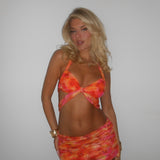 Hibiscus Mini Skirt - Ready To Ship
