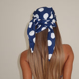 Navy Polka Dot Bandana