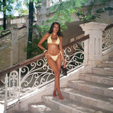 Canary Crochet Minimal Tie Bikini Bottoms [Dispatching 23rd June]