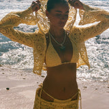 Canary Crochet Micro Shorts [Dispatching 23rd June]