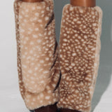 Doe-Eyed Faux Fur Leg Warmers [Preorder - Shipping 1st October]