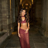 Rogue Lace Maxi Skirt [Made To Order]