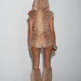 Doe-Eyed Faux Fur Leg Warmers [Preorder - Shipping 1st October]