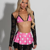 Sweetheart Minnie Lace Trim Triangle Top [Made To Order]