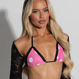 Sweetheart Minnie Lace Trim Triangle Top [Made To Order]