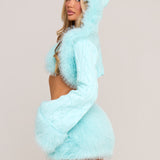 Blue Snow Bunny Hooded Shrug [Preorder]