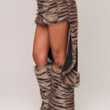 Tiger Faux Fur Skirt [Preorder]