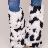 Jessie Faux Fur Leg Warmers - Made To Order
