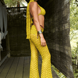 Lime Lace Trousers [Made To Order]