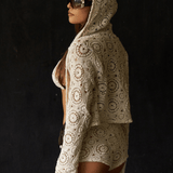 Boho Crochet Micro Shorts [Preorder]