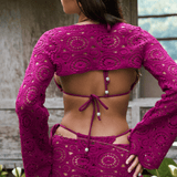 Wild Berry Crochet Shrug [Preorder]