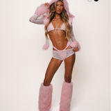 Pink Snow Bunny Full Outfit [Made To Order]