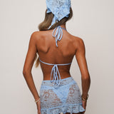 [Preorder] Powder Blue Lace Bandana