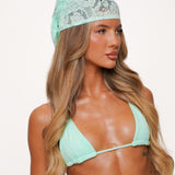 [Preorder] Mint Green Lace Bandana