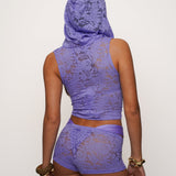 [Preorder] Purple Lace Shorts